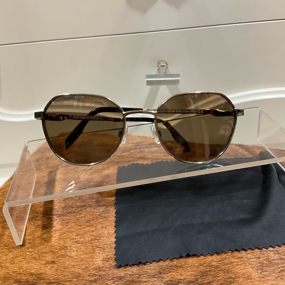 Maui Jim Hukilau Sunglasses Gold Metal/Polarized Dual Mirror Gold 52mm main image 9